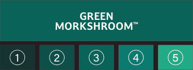 Green Morkshroom: die fünf enthaltenen Töne aus dem offiziellen Games-Workshop-Flyer